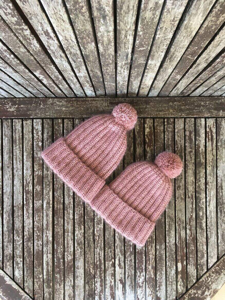 Czapka dla mamy i córki 1